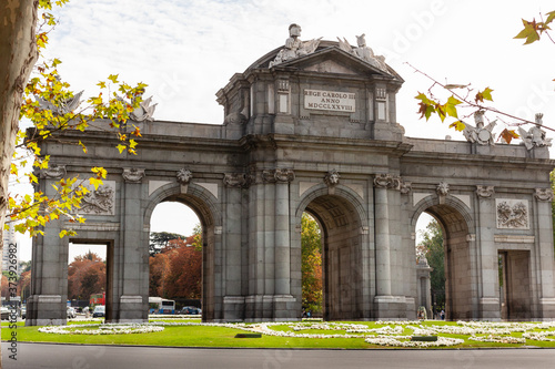 Memorial Arch in the streets of Madrid, Span