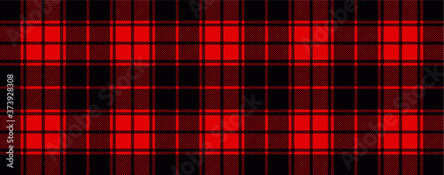 Red lumberjack style. Vector gingham and bluffalo check line pattern. Checkered picnic cooking table cloth. Texture from rhombus, squares for plaid, tablecloths. Flat tartan checker print
 
