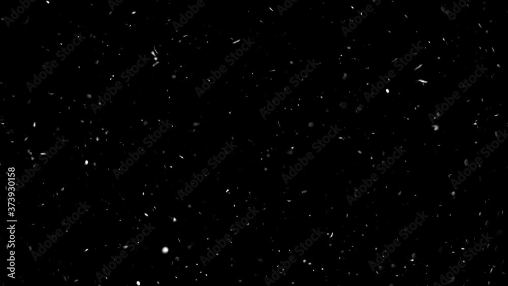 Dust particles on black background. 3D effect with snow glare and flare sparkle Dust particles on black background. 3D effect with snow glare and flare sparkle