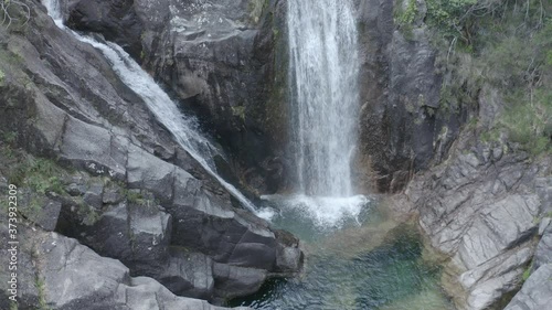 Arado waterfall, Portugal. 
