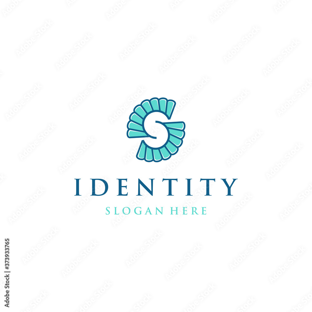 letter S shells design logo vector template, letter s logo design inspiration . s logo . wings logo design . shell vector . logo template letter S shells design logo vector template, letter s logo design inspiration . s logo . wings logo design . shell vector . logo template