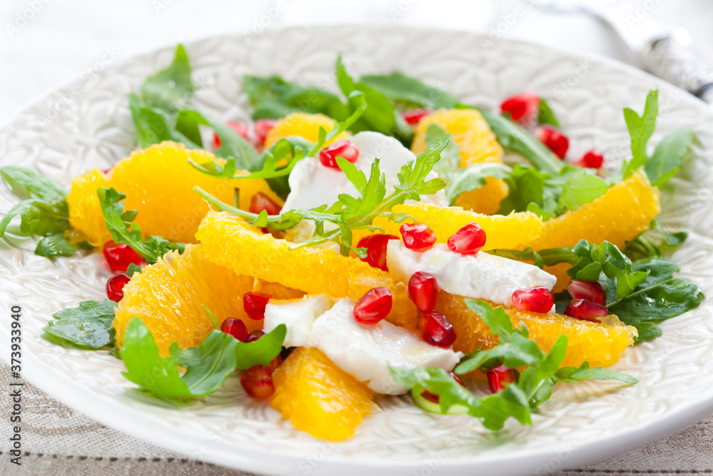 Orange and cheese salad Orange and cheese salad