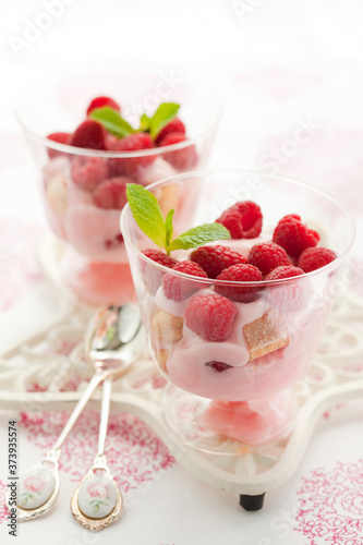 raspberry dessert