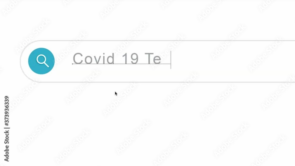 Searching More Information About COVID-19 Testing In The Internet Browser.  - close up