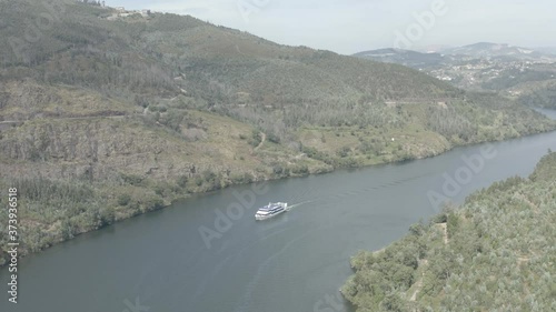 A cruiser in Douro river, Portugal.
