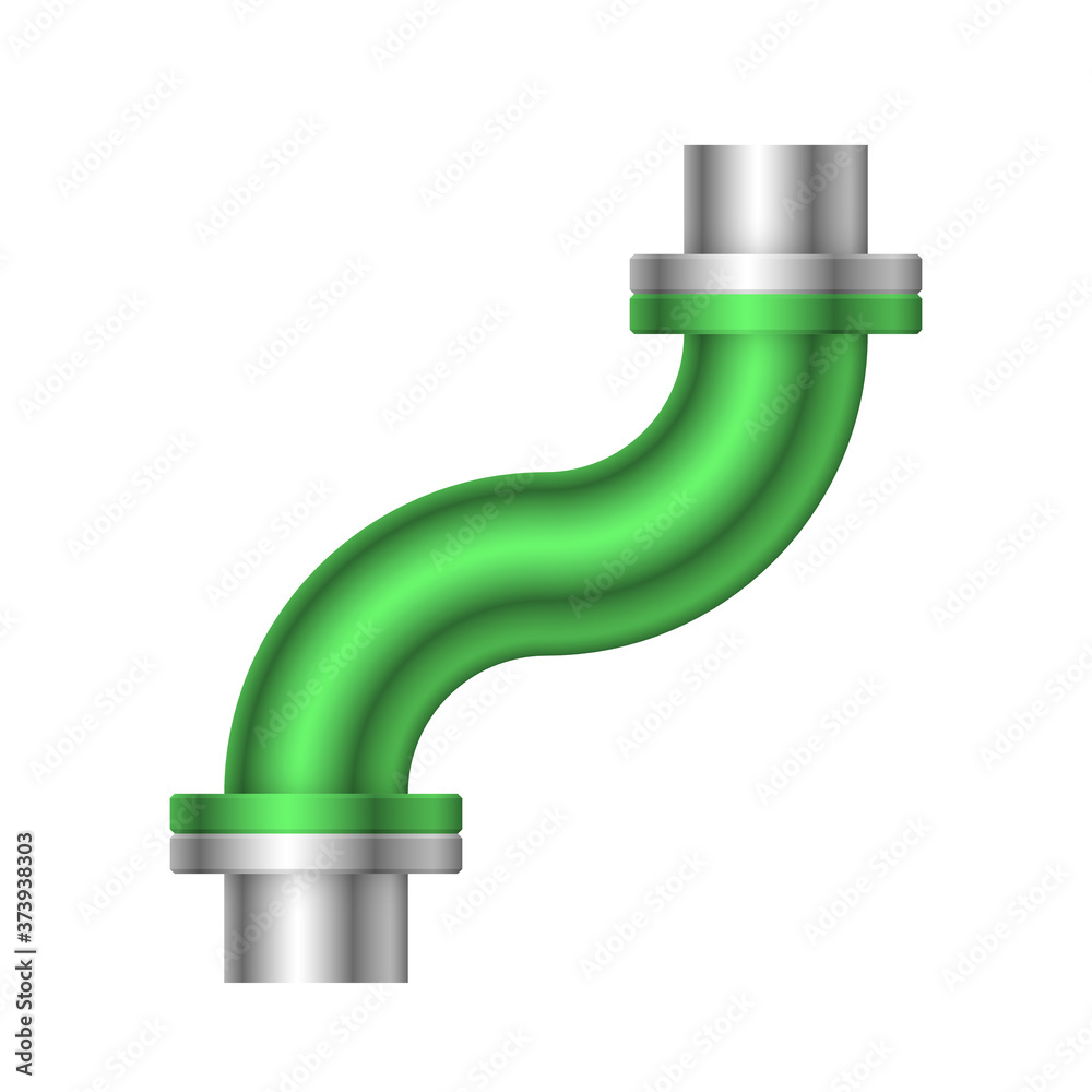 Pipe vector. Made from steel or metal connection by flange fitting fixing by screw and bolt. Part for pipeline construction to transportation oil and gas in industry, water in plumbing and irrigation. Pipe vector. Made from steel or metal connection by flange fitting fixing by screw and bolt. Part for pipeline construction to transportation oil and gas in industry, water in plumbing and irrigation.