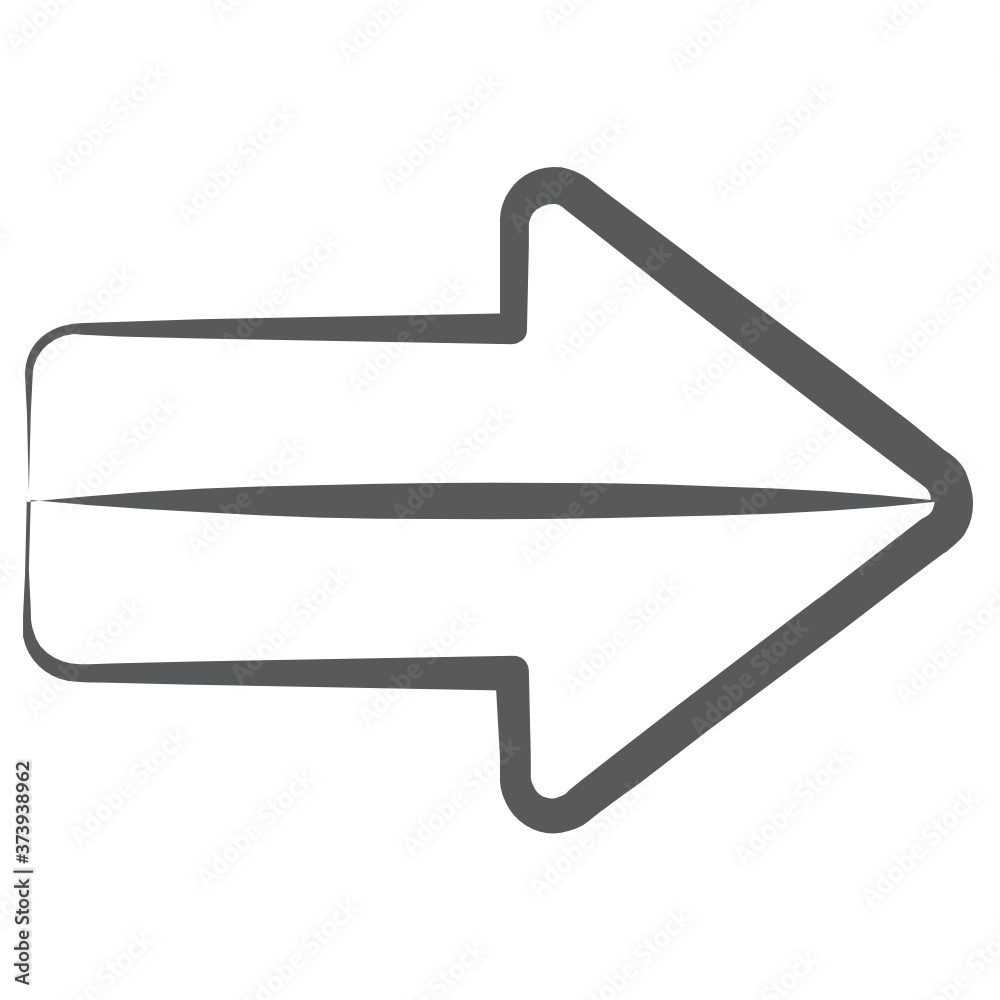 An icon of forward arrow in editable style
An icon of forward arrow in editable style