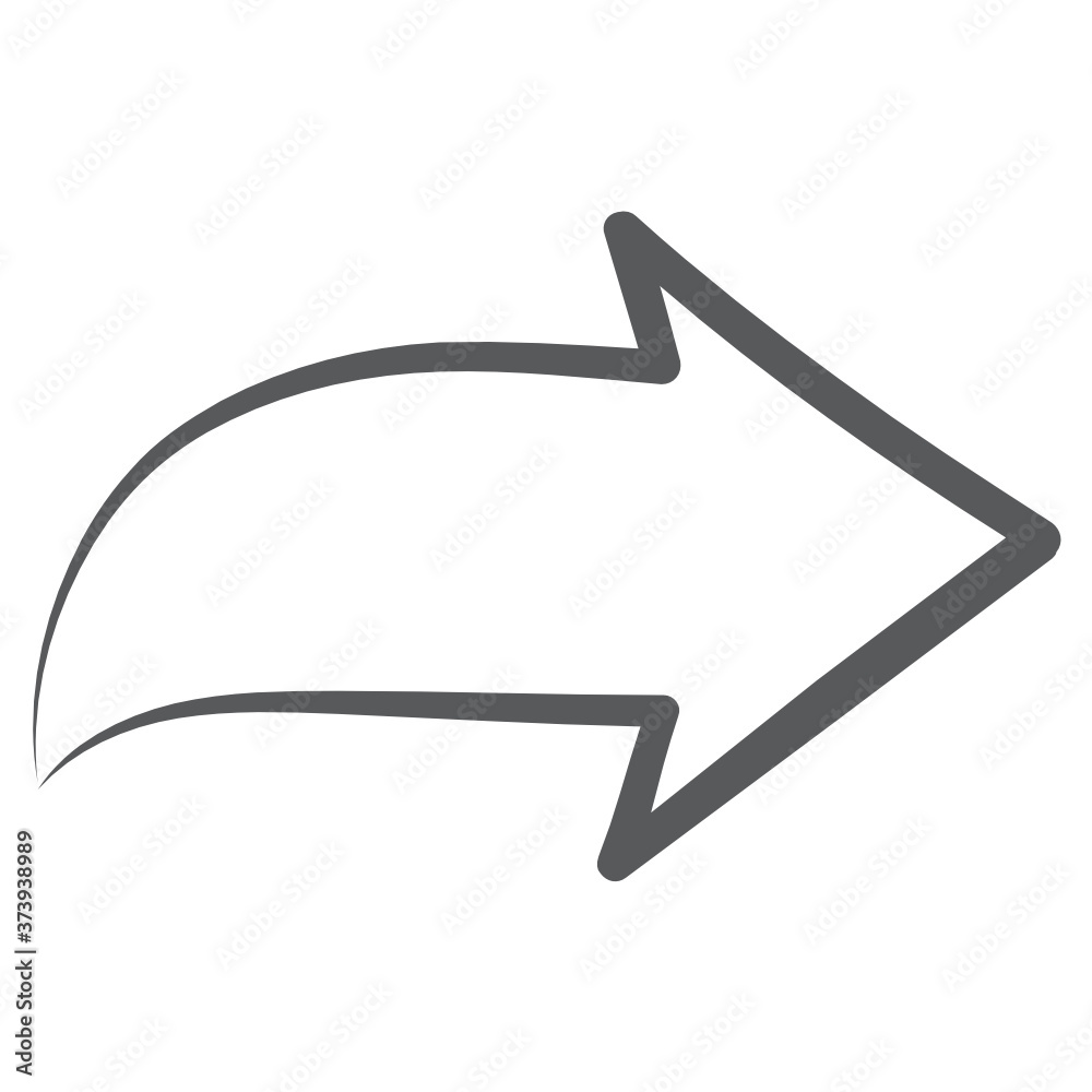 An icon of forward arrow in editable style
An icon of forward arrow in editable style