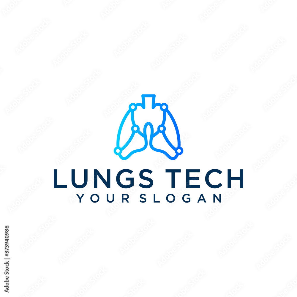 Digital Lungs logo designs and business card Digital Lungs logo designs and business card