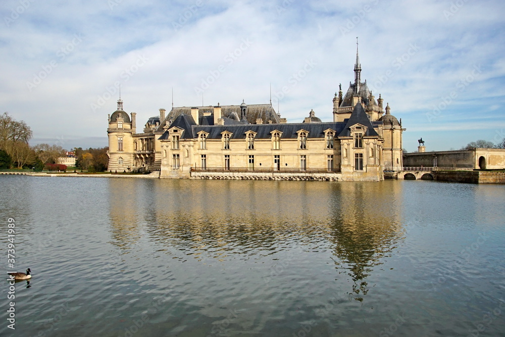 Chateau de Chantilly ( Chantilly Castle ) Oise Picardie France