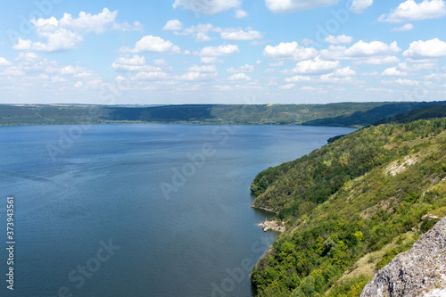 Landscape photography. Dniester Canyon, Dniester River, reservoir and Bakota Bay, Bakota, Ukraine. © Oleksandr Kliuiko