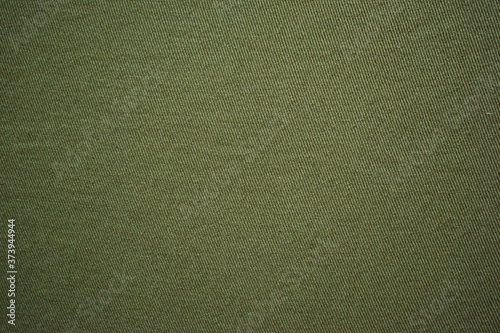 Olive green cotton vintage military fabric cloth texture