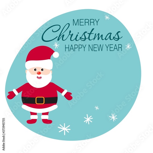 Print Hand drawn of Merry Christmas Collections. Vector Illustration.