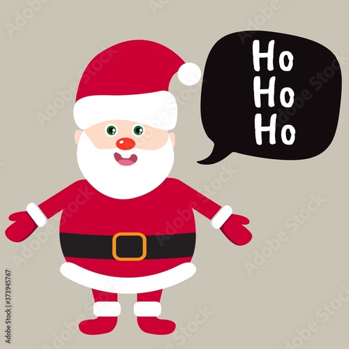 Print Hand drawn of Merry Christmas Collections. Vector Illustration.