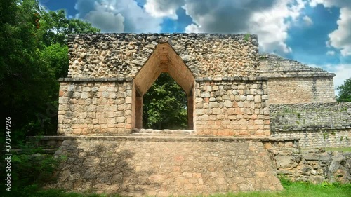 Ek Balam, asombrosa ciudad ancestral de los Mayas en la península de Yucatán, México.