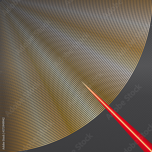 Goldene Schallplatte Nadel