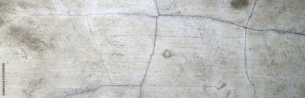 Fototapeta premium Old cement wall crack for background