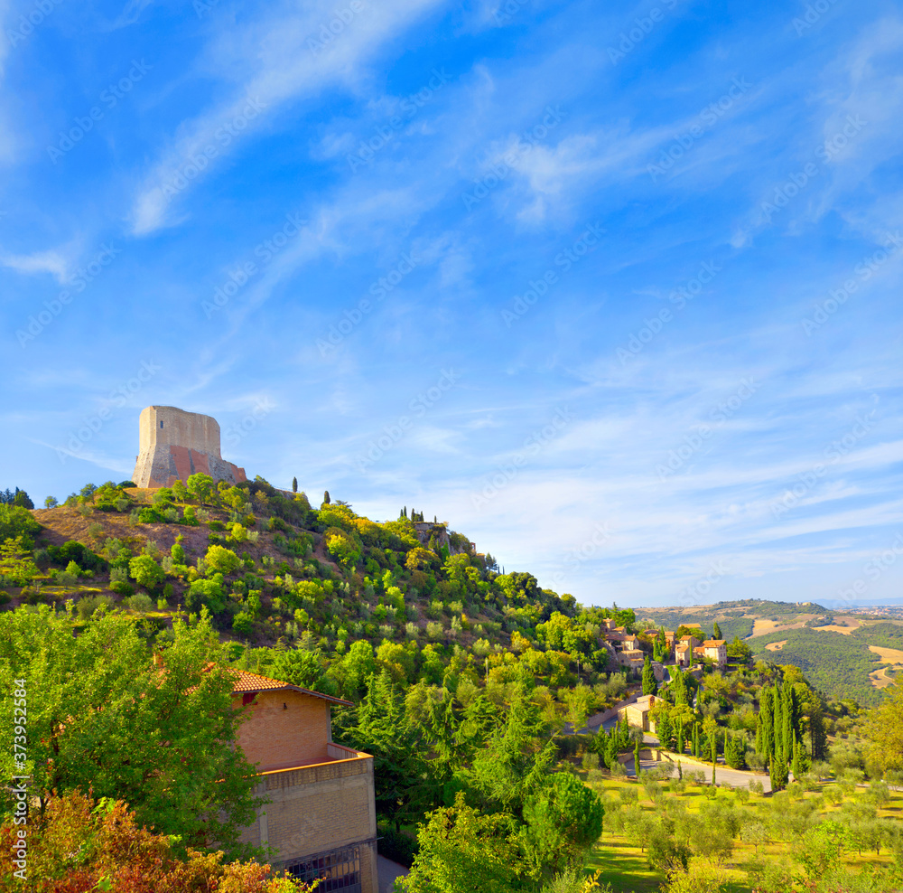 Attractions in Tuscany: Rocca di Tentennano. Italy. Attractions in Tuscany: Rocca di Tentennano. Italy.