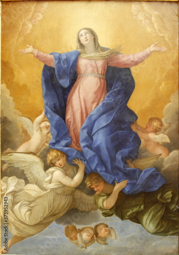 Εκτύπωση καμβά The Assumption of the Virgin Mary by Guido Reni (1638)