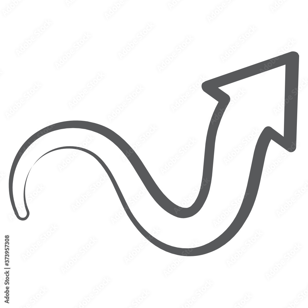 
An icon of turn right arrow, direction arrow in modern editable vector 
