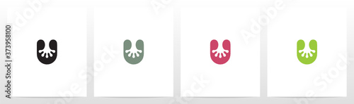 Gecko Feet On Letter Logo Design U