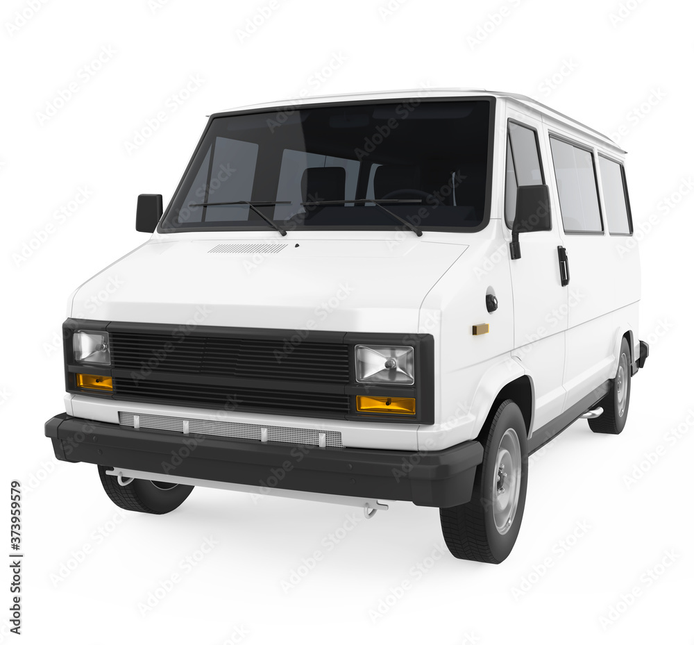Delivery Van Isolated Delivery Van Isolated