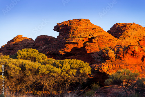 Dramatic scenery at Kings Canyon in central Australia. 