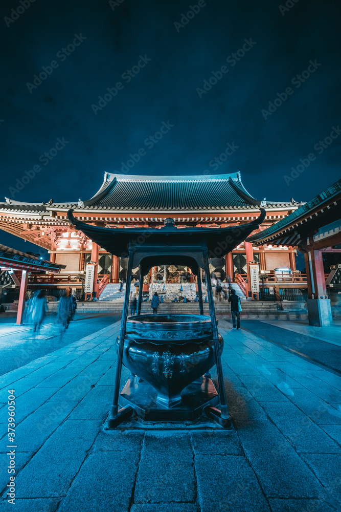 Obraz premium 浅草夜景