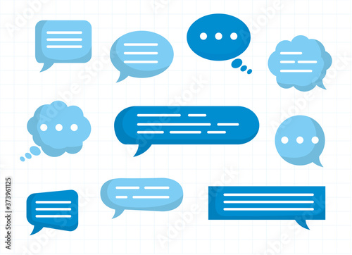 シンプル吹出しセット