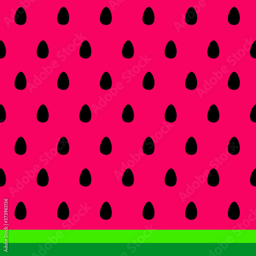 Watermelon seeds and rind background.