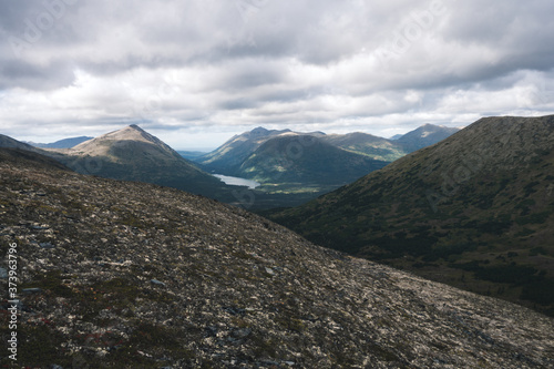 mountain landscape in alaska