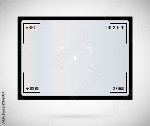 Focus the camera screen.  Increased screen focus and battery status, video quality, image stabilization.  A digital focus viewfinder that is filled with camera exposure settings.