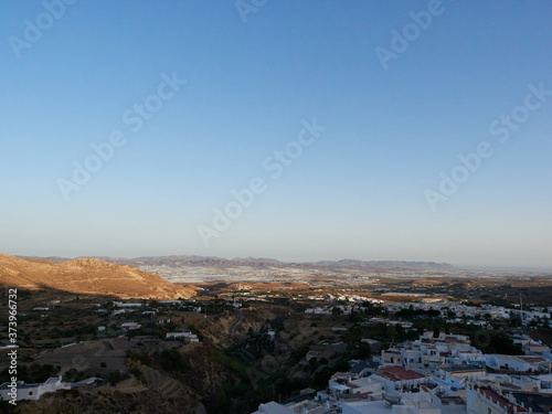 Vistas desde la Atalaya de Níjar en la Costa de Almería