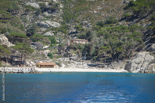 Cala Maestra beach at Isle of Montecristo in Portoferraio photo