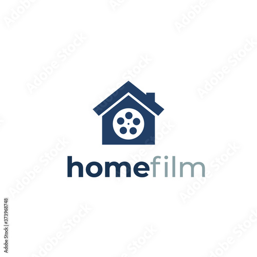 House film production logo design template