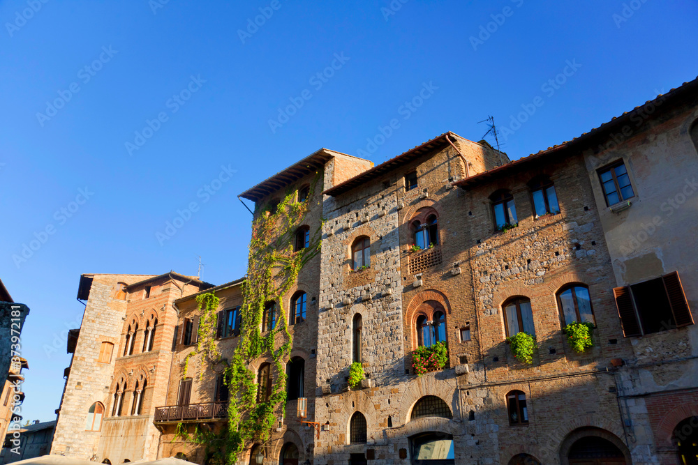 Tuscany impressions, old town San Gimignano, Italy.