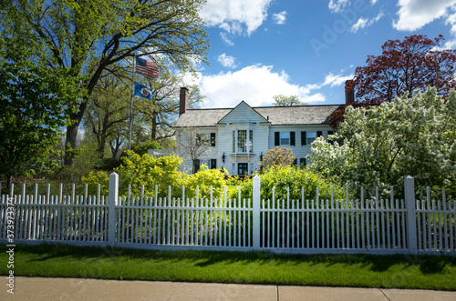 University of Minnesota President's Eastcliff residence on the National Register of Historic Places. St Paul Minnesota MN USA