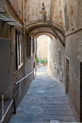 Tuscany  Italy  Chianciano Terme  old town impressions.