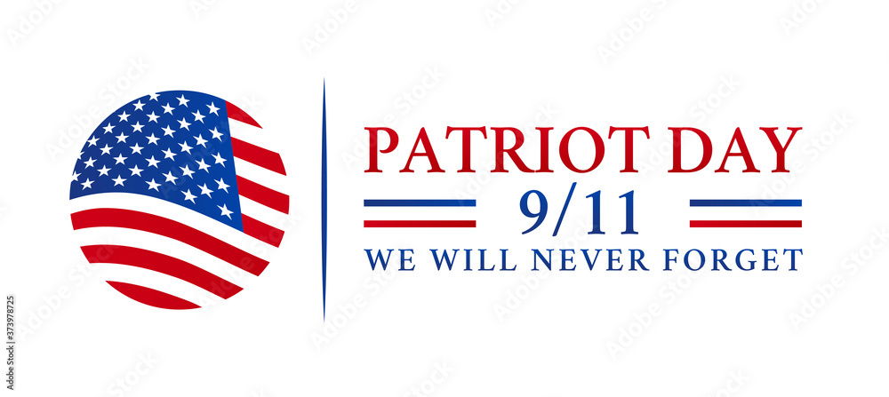 Patriot Day 9/11 Icon Illustration Patriot Day 9/11 Icon Illustration