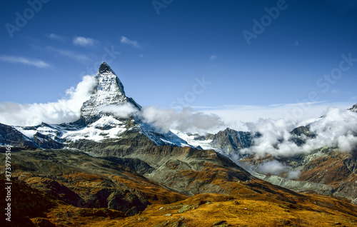 Blick auf das Matterhorn vom Aussichtspunkt Rotenboden - Schweiz photo
