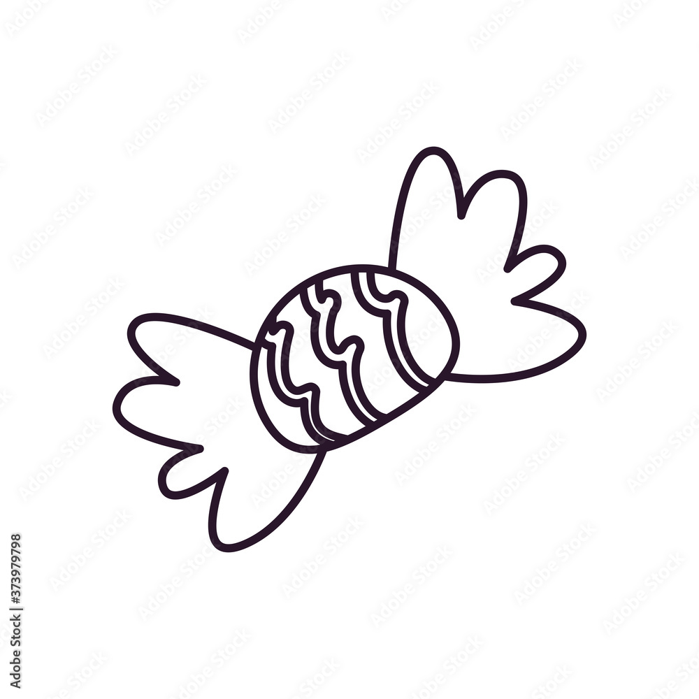 sweet candy free form line style icon vector design sweet candy free form line style icon vector design