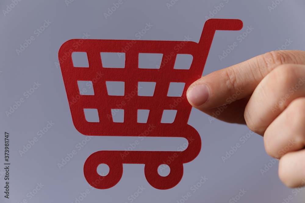 Fototapeta premium The concept of Innovation in e-Commerce digital