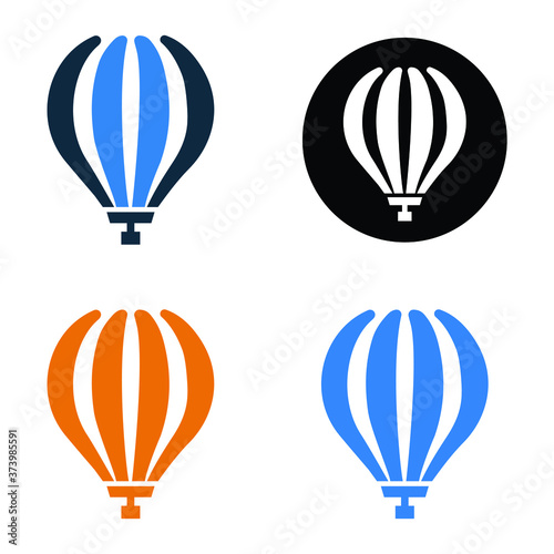 Air, balloon icon. Simple vector on isolated white background