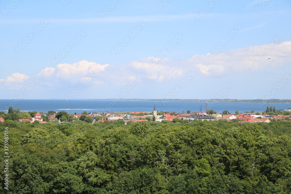 View to Borgholm from the Borgholms Slott, Sweden