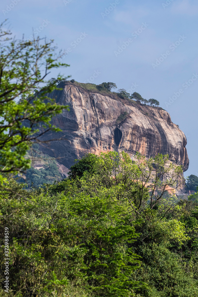 Sri Lanka, temples and landscape around Sigiria and the Liobs Rock