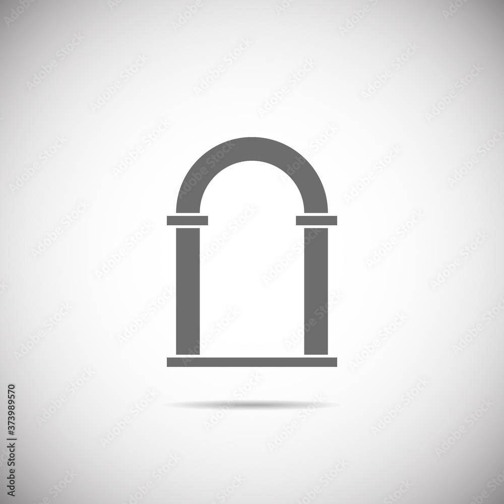 Arch illustration. Entrance. Arch illustration. Entrance.