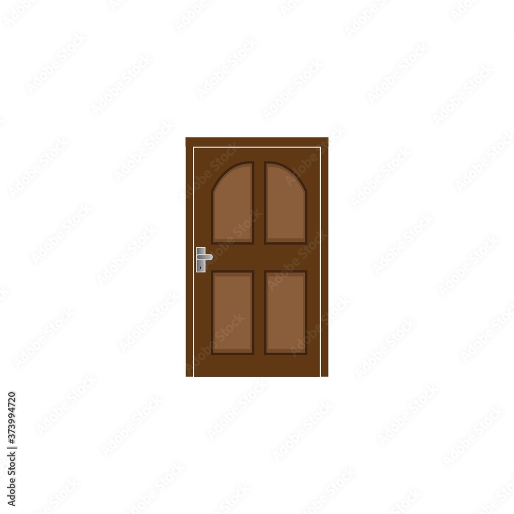 door icon logo vector door icon logo vector