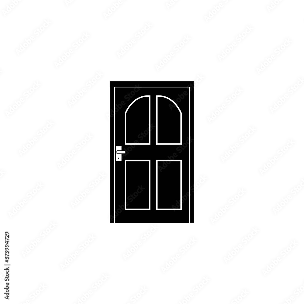 door icon logo vector