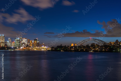 Panoramic views of Sydney harbour in New South Wales, Australia.  © Andrew