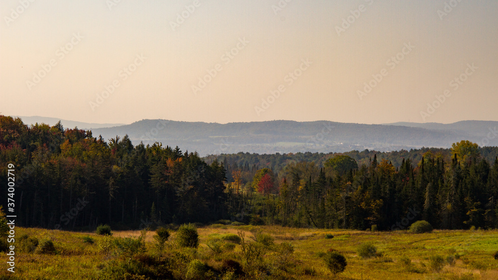 Vermont countryside in the Fall